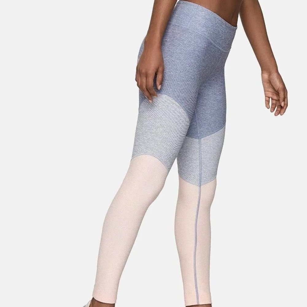 EUC Outdoor Voices 7/8 Spring Colorblock Leggings Size XS